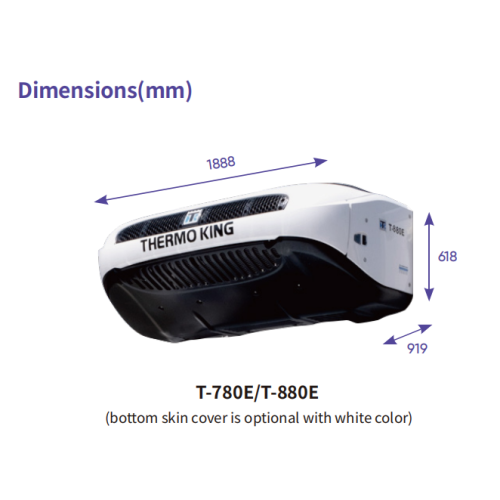Thermo King Coldrigeration Unit T-780E T-880E T-1080E T-1280E для системы охлаждения